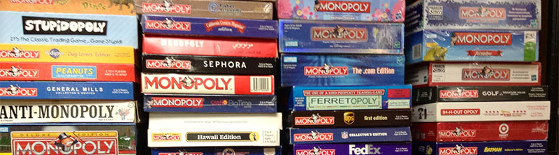 Auch in der Monopoly Spielwelt, gibt es schon zahlreiche Varianten.