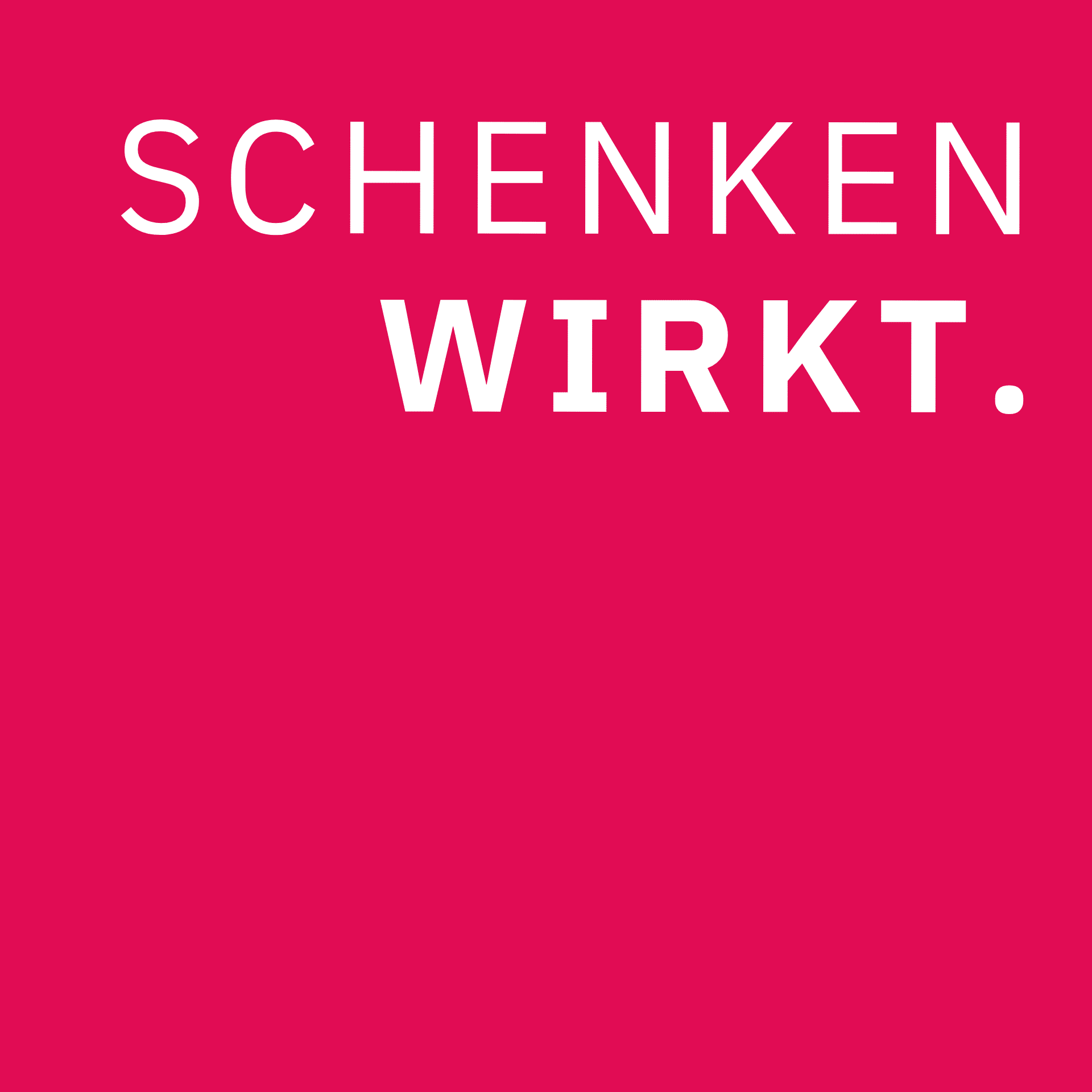 Gleich doppelt schenken!